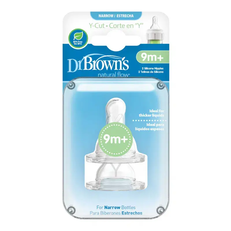 xx 2 Tétines Étroites En Silicone Dr Brown’s Y-Cut