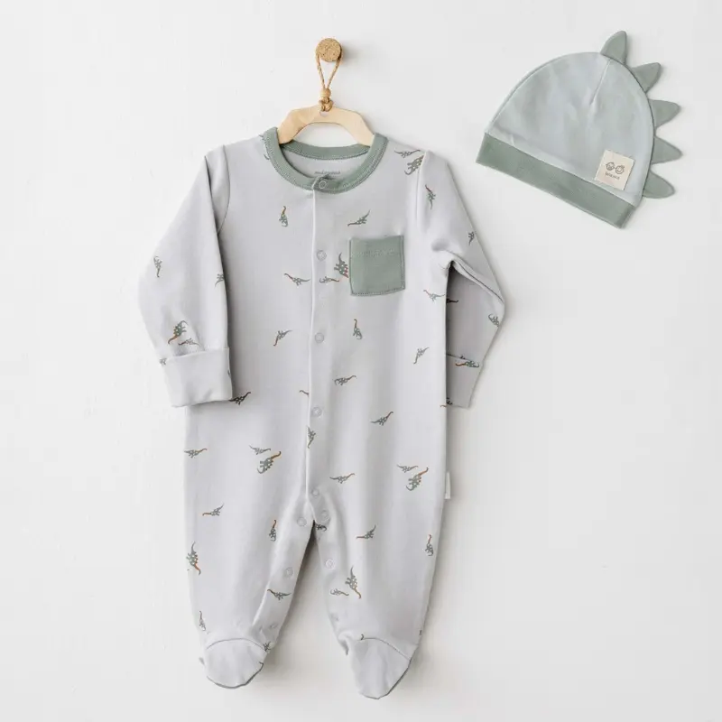 xx Combinaison Andywawa AC26003 Mummy S Snuggle Saurus Verte