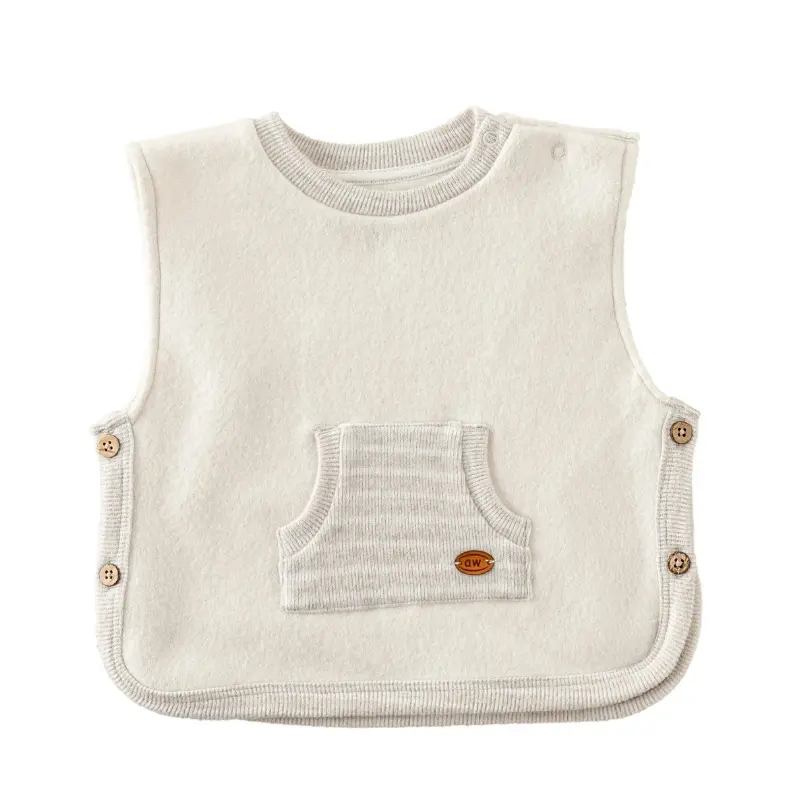 xx Andy Wawa Gilet Doux Écru ac25161