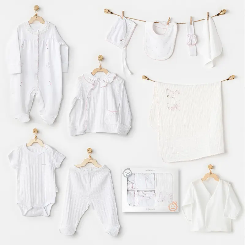 Andywawa  Ensemble de 10 pièces pour nouveau-né  pour bébé fille