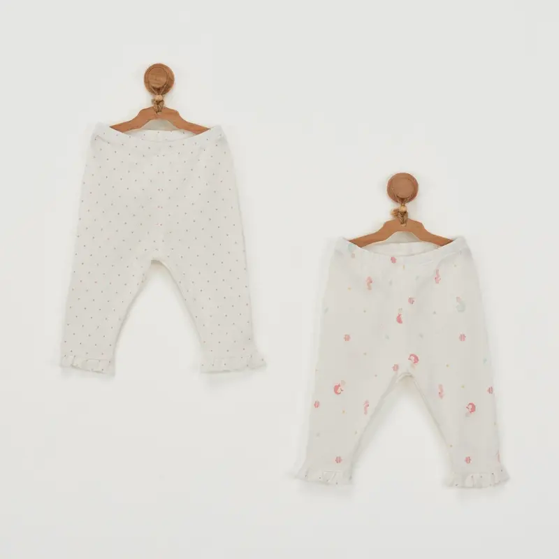 xx Andywawa Mermaid Lot de 2 pantalons pour bébé AC22617