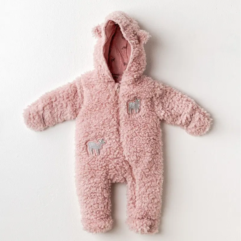 Andywawa Peluche astronaute pour bébé fille, rose, hiver AC25059