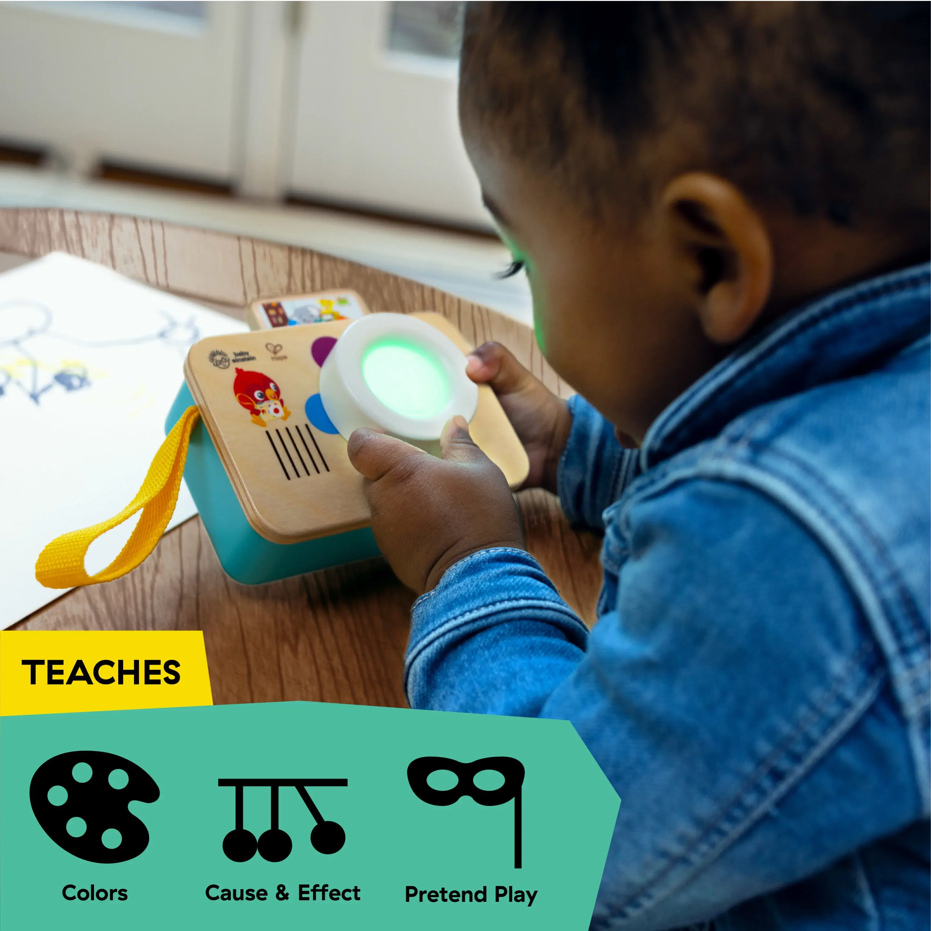 Appareil photo jouet à objectif d’apprentissage