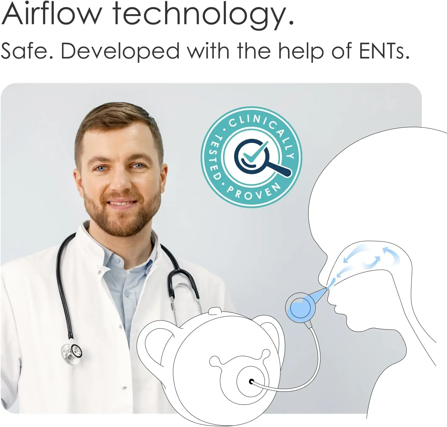 Aspirateur nasal Nosiboo Pro - nettoyeur nasal pour bébés Bleu