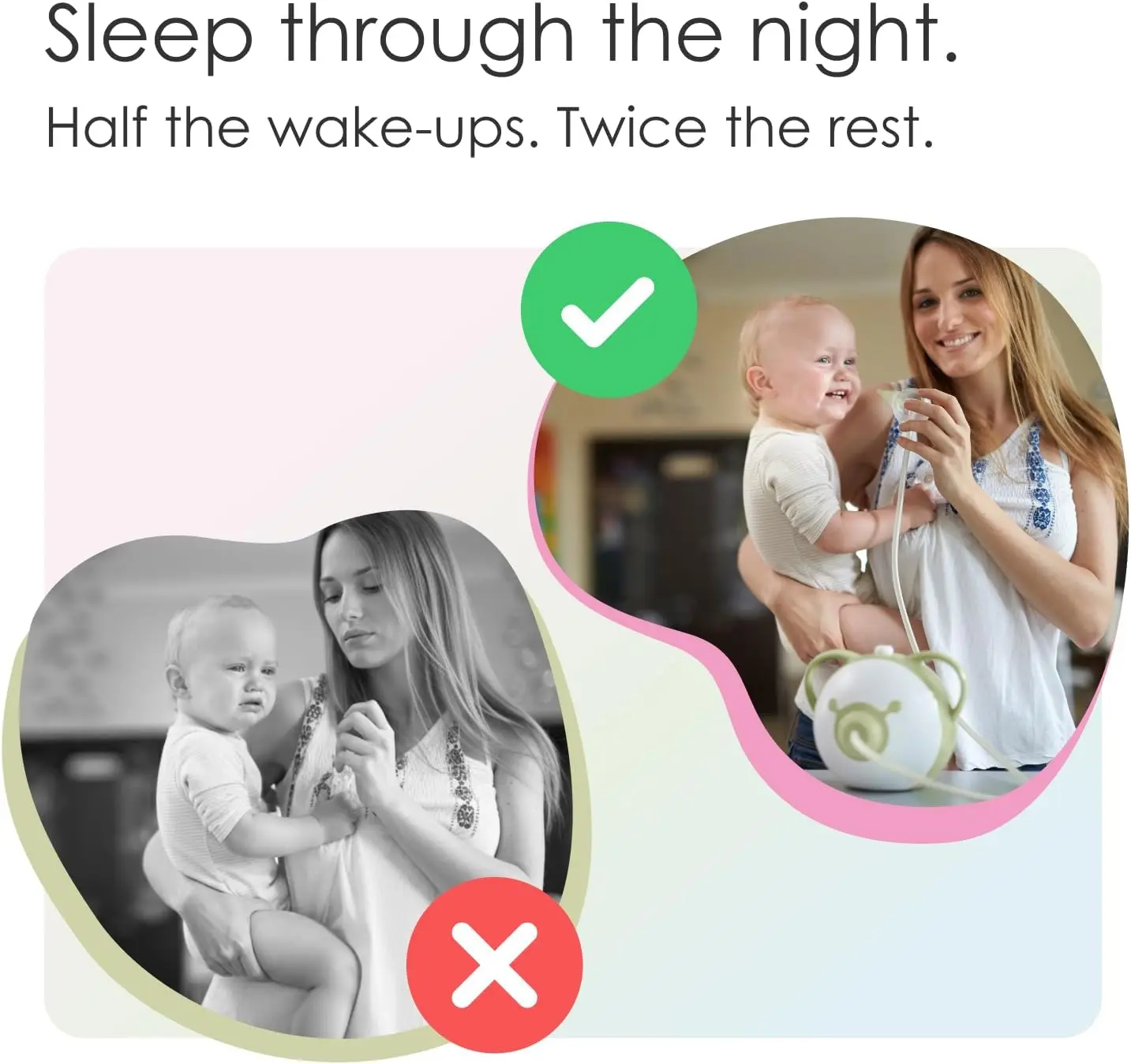 Aspirateur nasal Nosiboo Pro - Nettoyeur nasal pour bébés Sauge