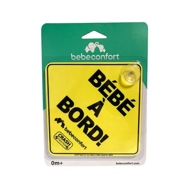 Autocollant plastifié BÉBÉ À BORD - Bébé Confort