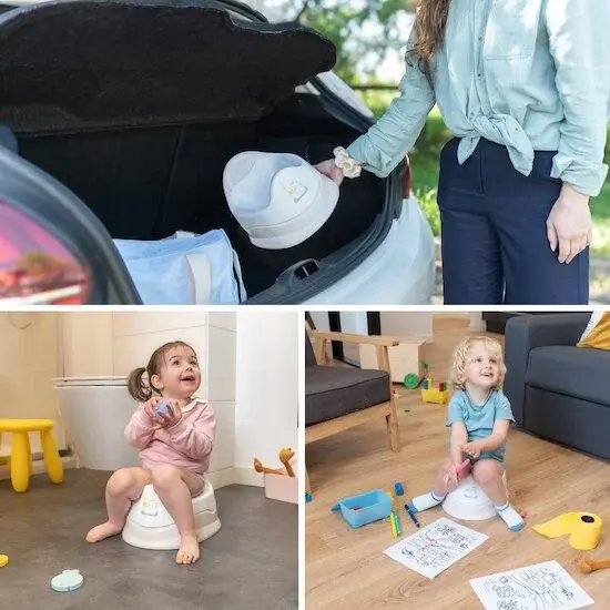 Badabulle Pot d'apprentissage avec Cuvette Amovible Mouette