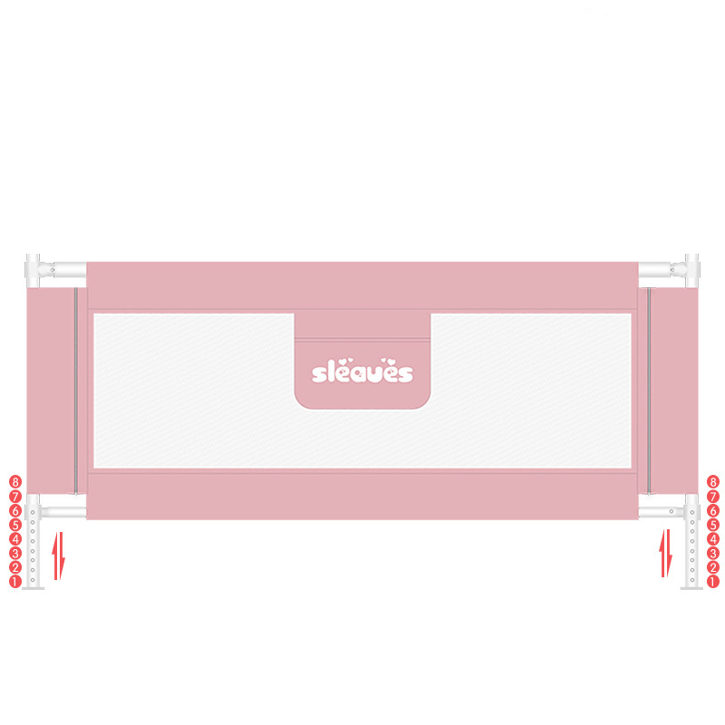 xx Barrière de lit pour la sécurité de bébé Rose 1.2M