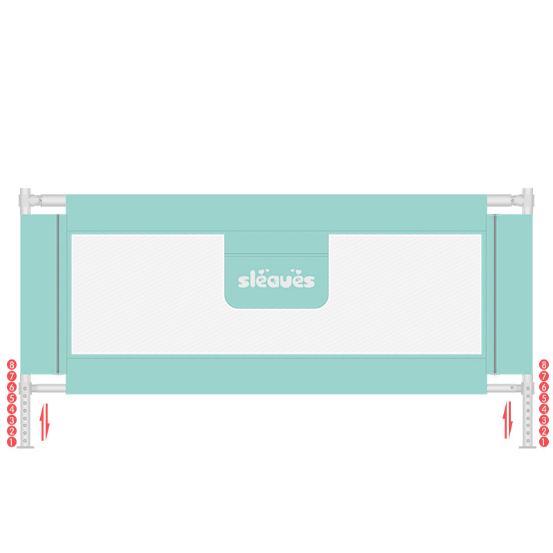 xx Barrière de lit pour la sécurité de bébé Vert