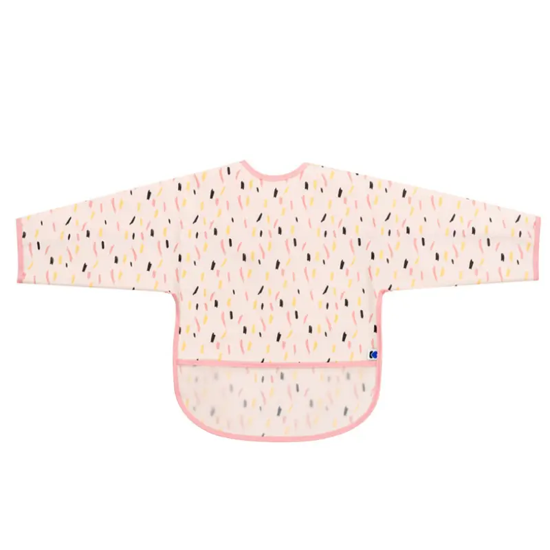 Bavoir manches longues Rose