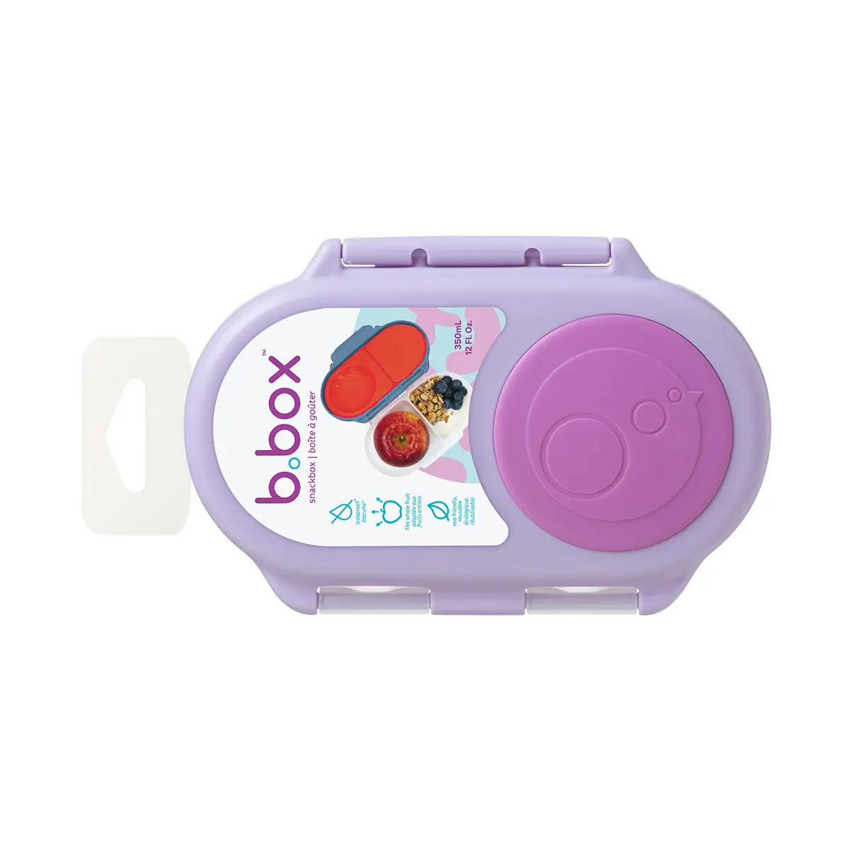B.box Snackbox Sugar Plum – Boîte à Goûter Compartimentée pour Enfant