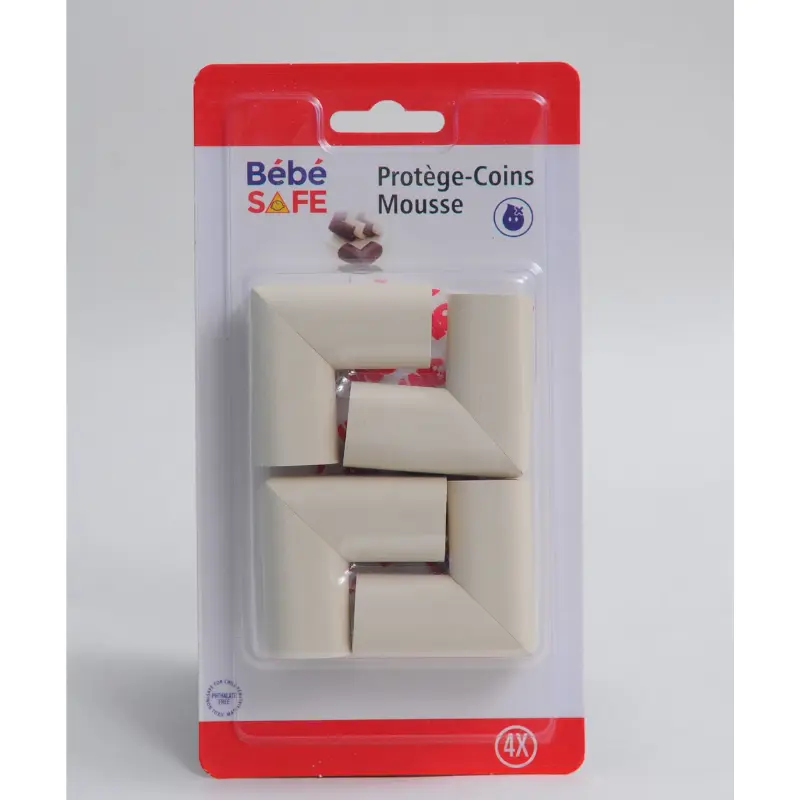 xx Bebe Safe Protège Coins Mousse - 4pcs