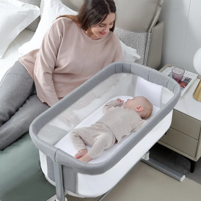 xx Berceau Bébé Multifonctionnel et Réglable en Hauteur