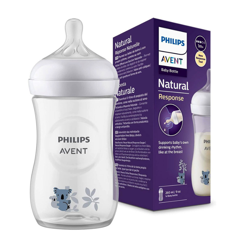 xx Biberon Philips Avent Natural Response 260 ml Motif Koala