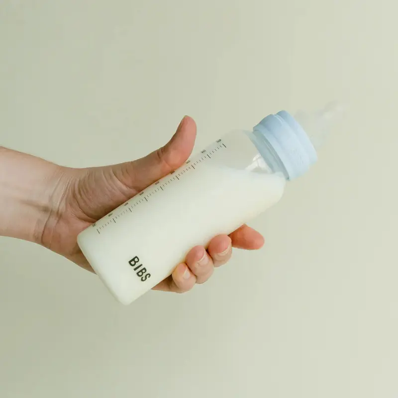 Biberon sans BPA 150ml avec tétine en latex Débit lent - Blush