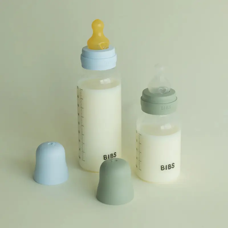 Biberon sans BPA 150ml avec tétine en latex Débit lent - Sage