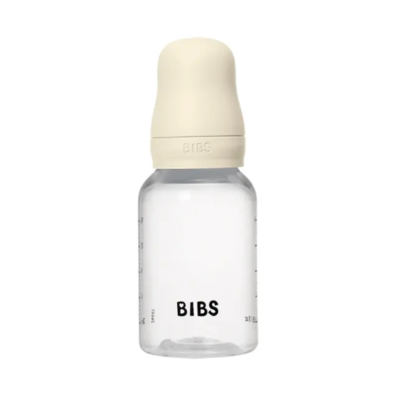 Biberon sans BPA 150ml avec tétine en silicone Débit lent - Ivory