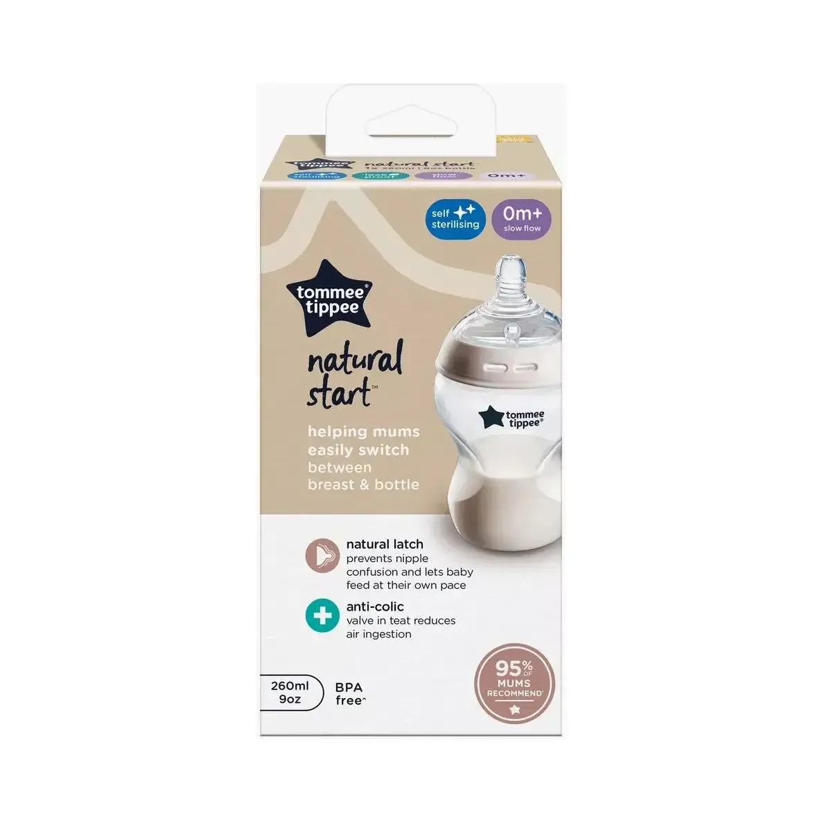Biberon Tommee Tippee Anti-Colique 260 ml