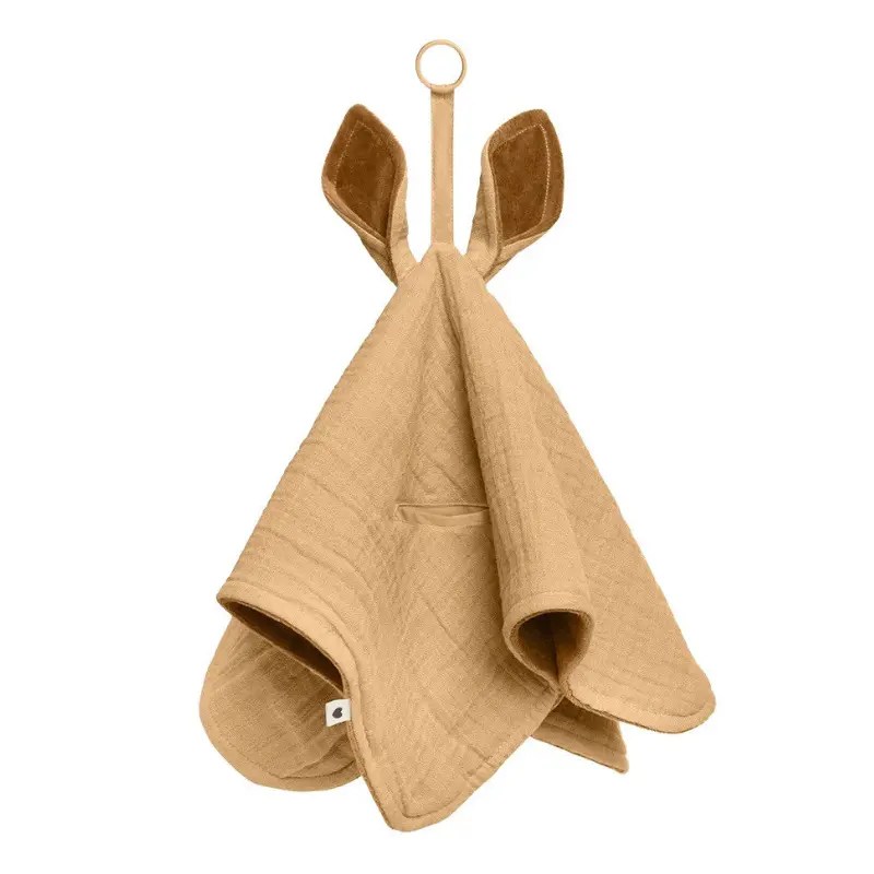 xx BIBS Doudou Kangaroo sable du désert
