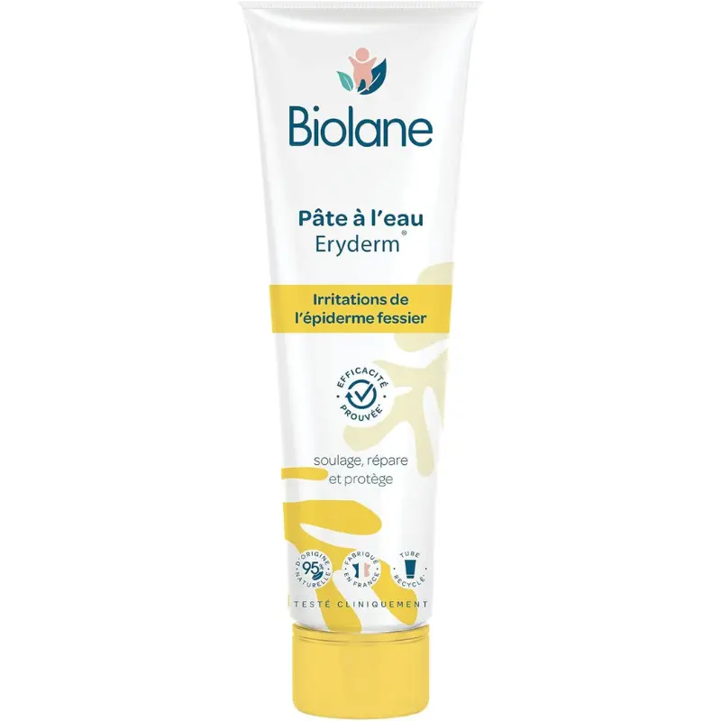 xx BIOLANE Pâte à l’Eau Éryderm 75ml Soin Réparateur et Apaisant pour le Siège Bébé