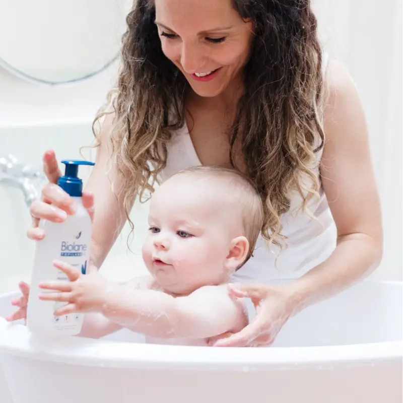 BIOLANE Topilane AD Huile Lavante Protectrice 350ml Peaux Très Sèches et à Tendance Atopique
