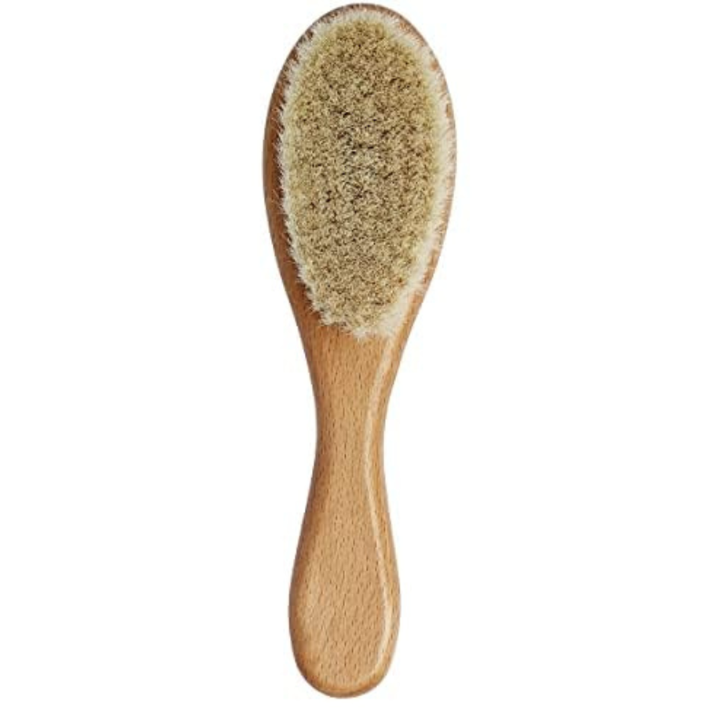xx Brosse à cheveux bébé douce en bois naturel bio