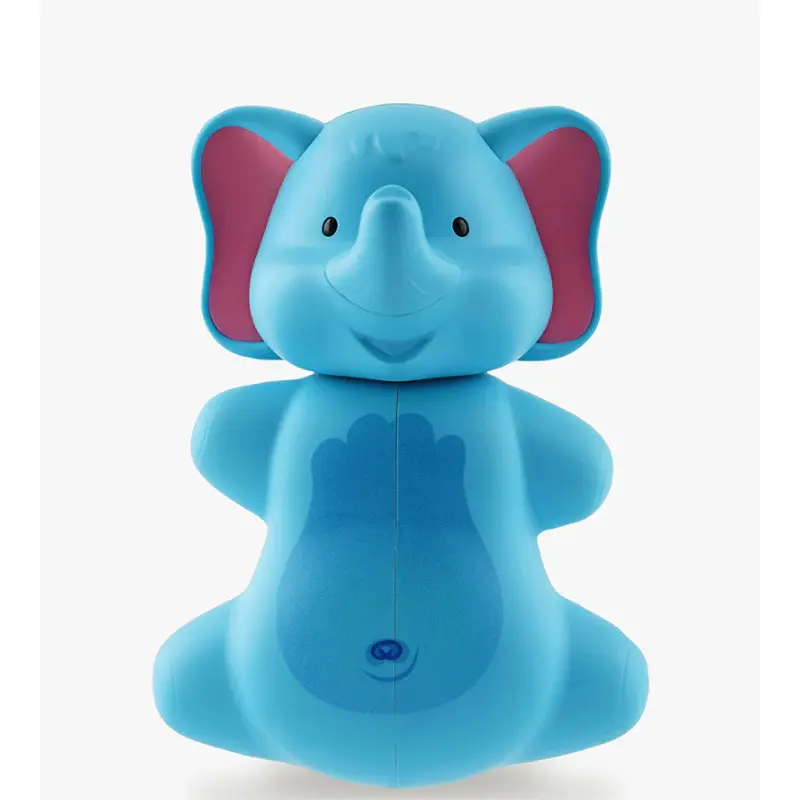 Brosse à dent Flipper avec couvercle - Éléphant