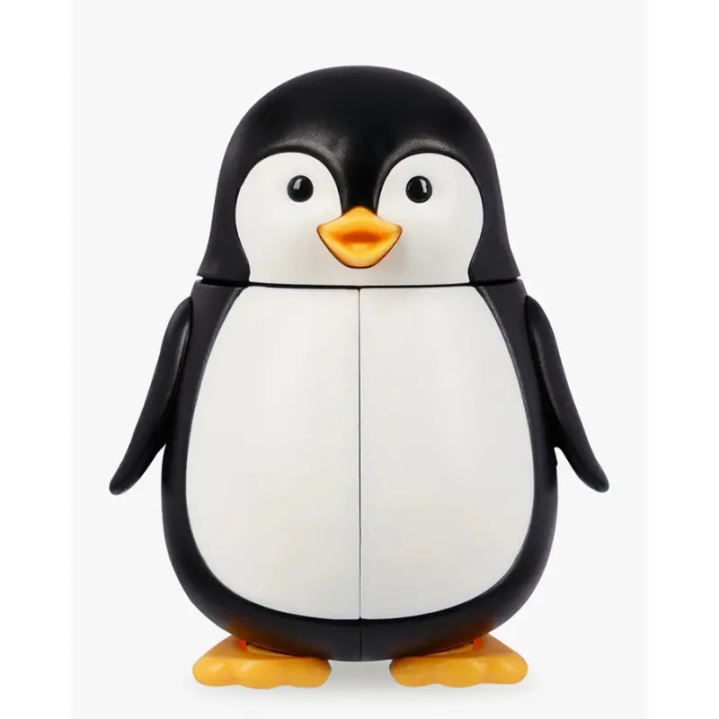 Brosse à dent Flipper avec couvercle - Pingouin