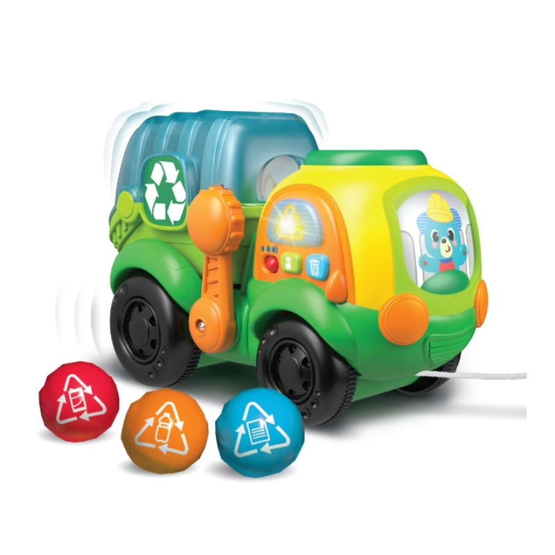 xx Camion de recyclage Go Green à tirer - winfun