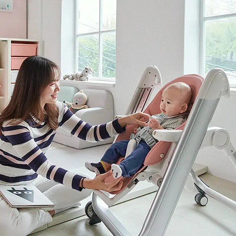 Chaise haute ERASME Gris – A Demain