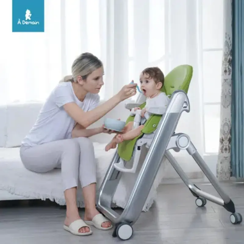 Chaise haute ERASME Rose – A Demain