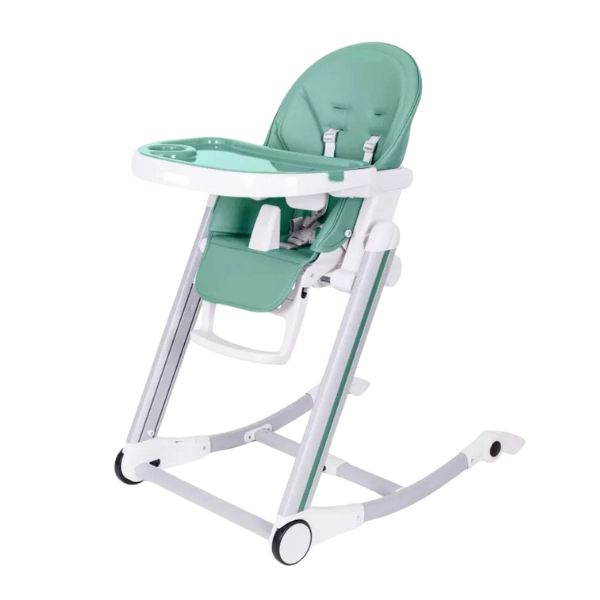 xx Chaise Haute Évolutive pour Bébé Ivolia - Vert  Pastel