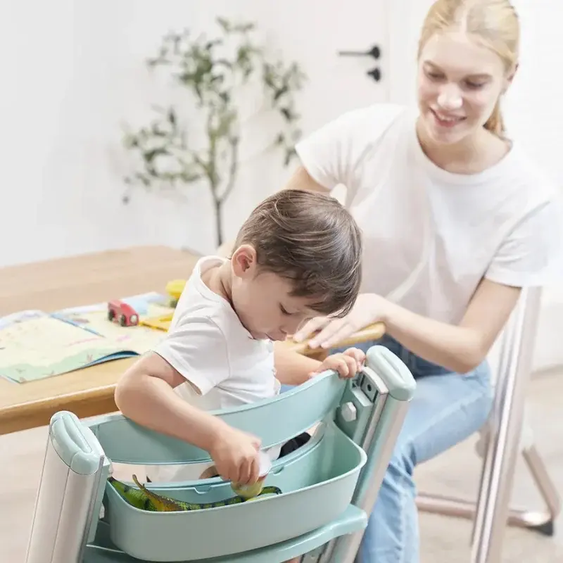 Chaise haute EXTOS Vert – A Demain