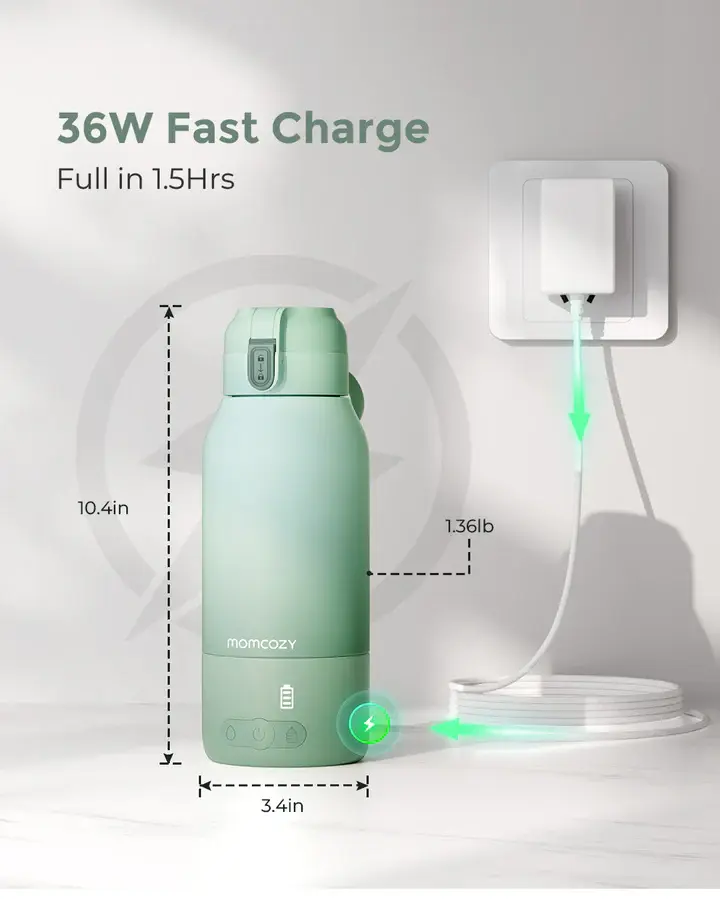Chauffe-biberon portable ultra-rapide pour les voyages