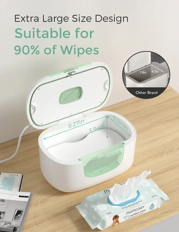 Chauffe-essuie-bébé Momcozy à grande capacité