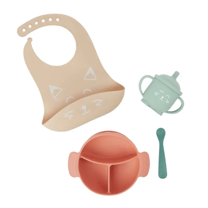 xx Coffret vaisselle en silicone - 15-24 mois - Babymoov