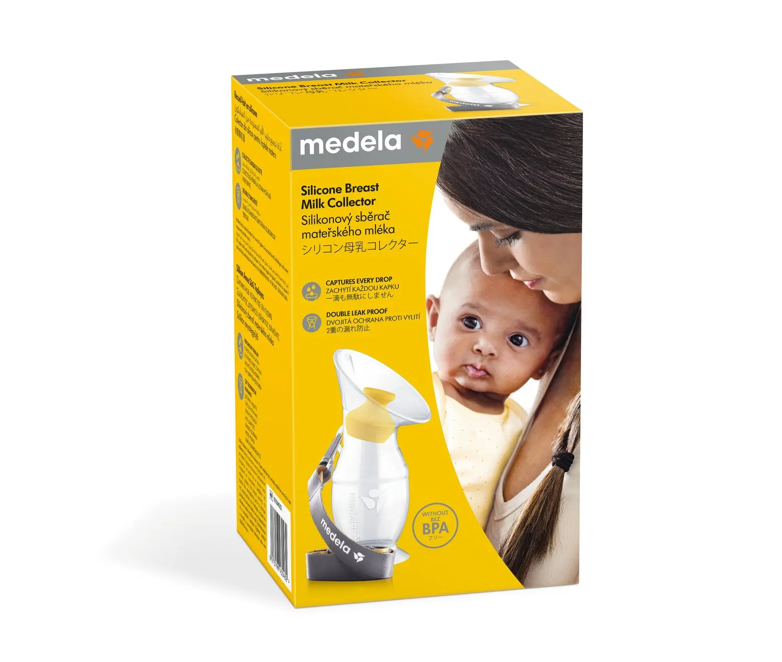 Collecteur de lait maternel en silicone Medela