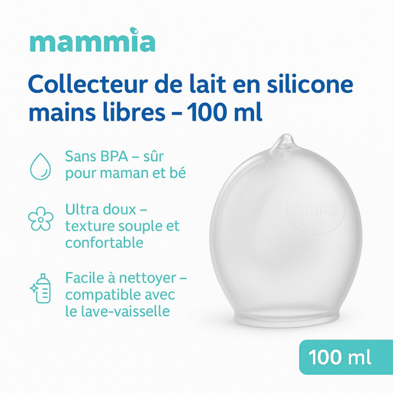 xx Collecteur de lait maternel libre Mammia 100 ml