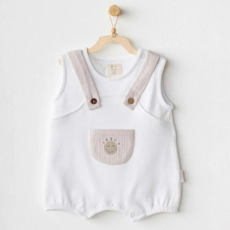 Combinaison bébé Andywawa Basic en  Blanc