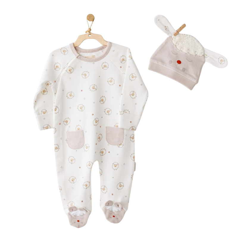 xx Combinaison et chapeau- Andywawa Baby Tinny's Sheep AC26154