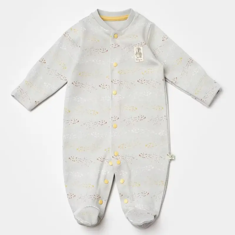 xx Combinaison nouveau-né  Penguin 60776 Écru Gris - Biorganic