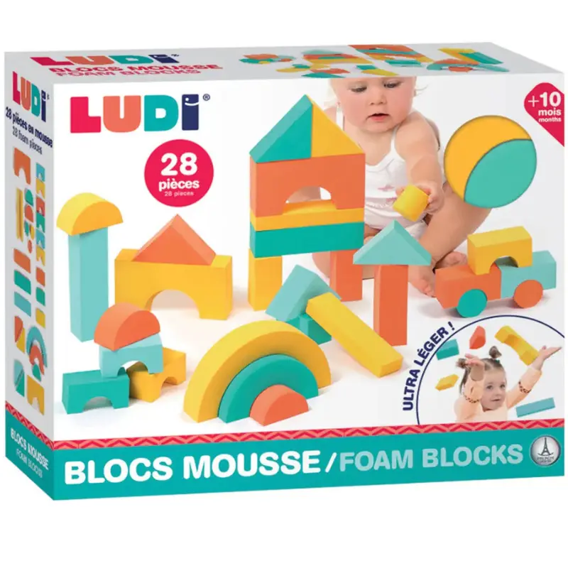 Construction de blocs mousse