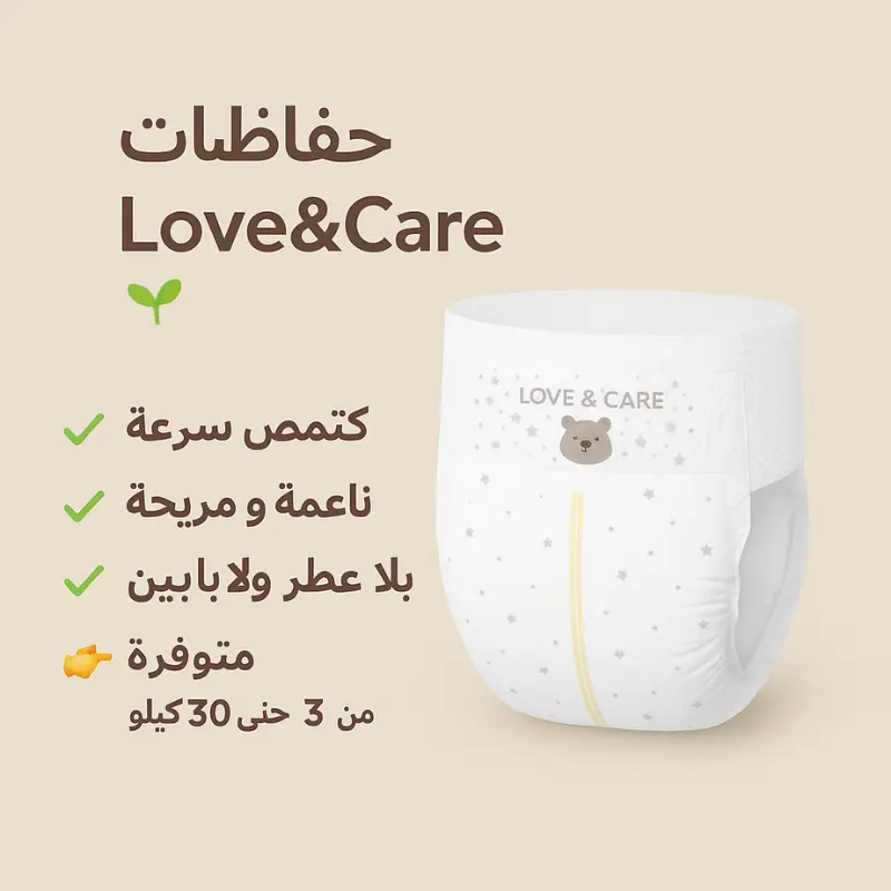 Couches Love and Care 3 junior 5-9 kg 56 unités