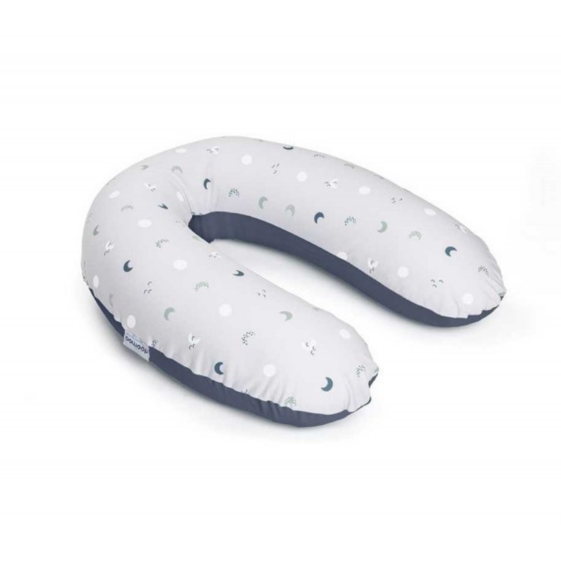 xx Coussin d’allaitement Buddy – Blue Grey Moon – Doomoo