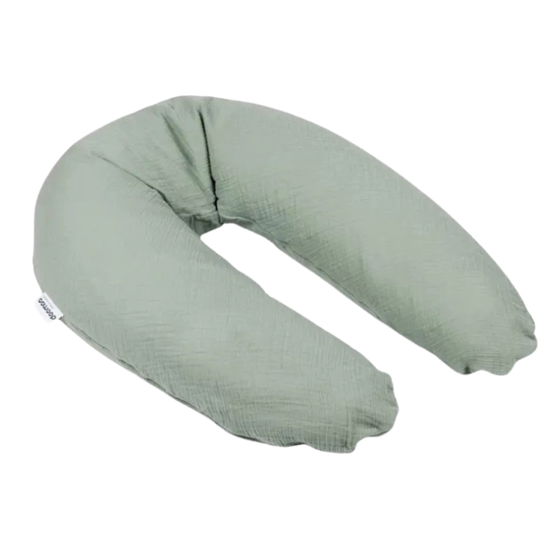 xx Coussin de maternité Comfy Big en tissu tétra vert Doomoo