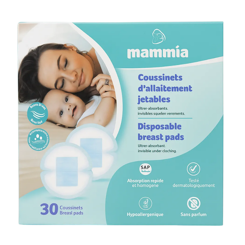 xx Coussinet d’allaitement jetable Mammia Boîte de 30 unité