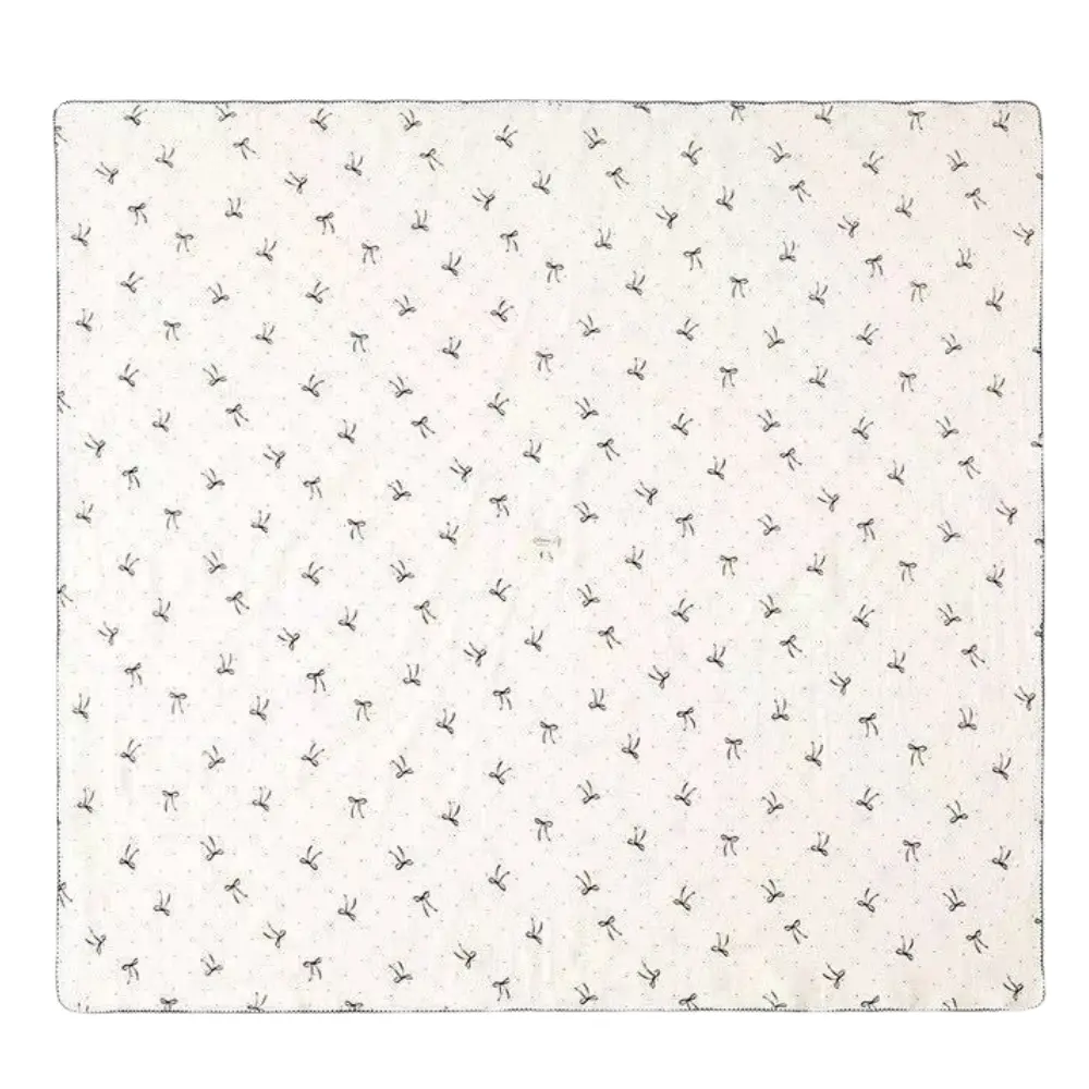 Couverture en Mousseline de Coton Bio 120cm x 130cm Olive