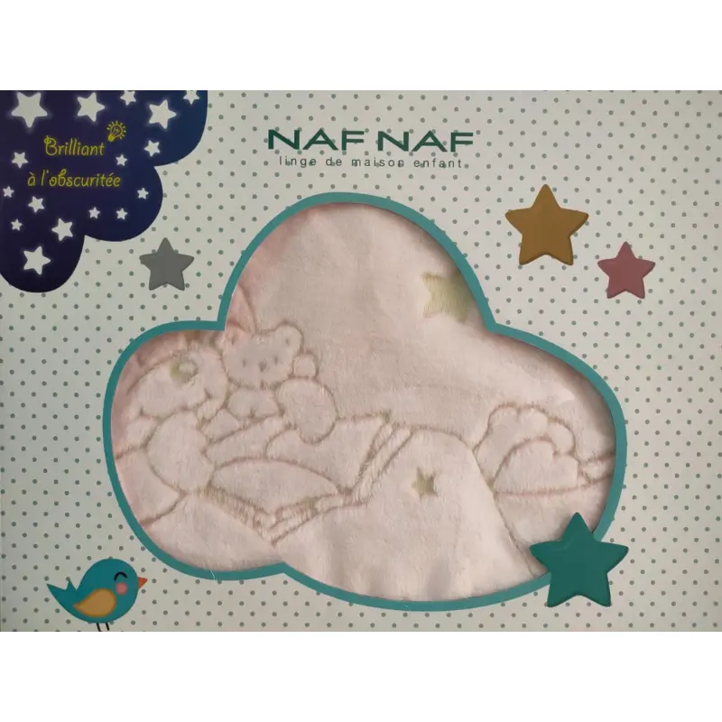 Couverture raschell fluorescente 110×140 cm – Naf Naf