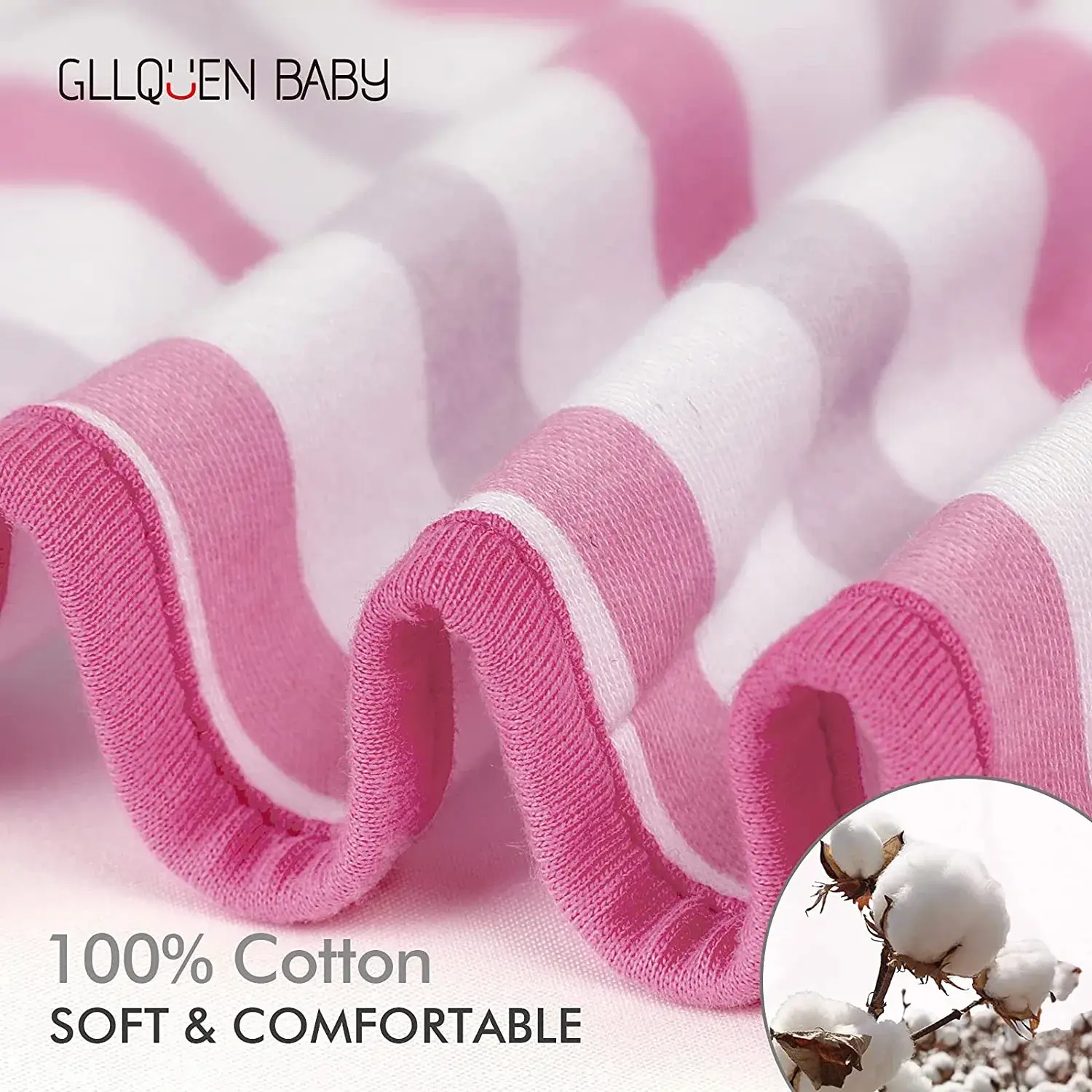 Couvertures d'emmaillotage pour bébé, lot de 3