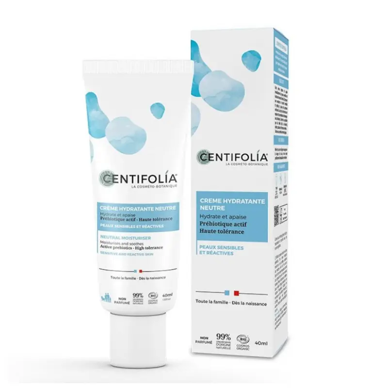 xx Crème Hydratante Neutre Bio - Visage et Cou 40 ml - Centifolia